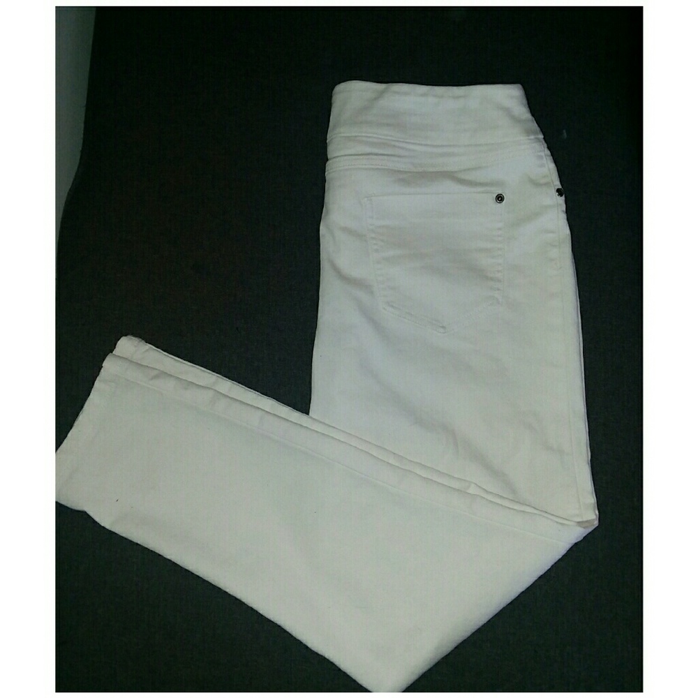 White pants distressed